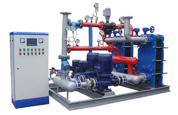 山西熱交換機組廠家為熱力公司換熱站安裝提供全部配套設(shè)備